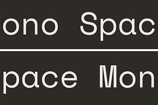 Introducing Space Mono a new monospaced typeface by Colophon Foundry for Google Fonts.