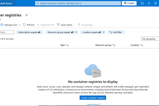 Putting Docker Images on ACR