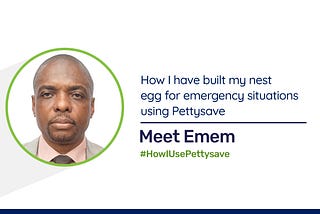 Build an emergency fund with Pettysave