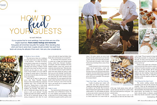 How To Feed Your Guests — Newport Life Wedding Magazine