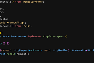 Angular Interceptors kullanımı