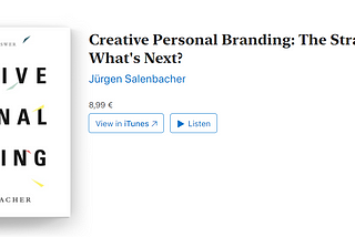 Creative Persona Branding — the Audiobook now available!