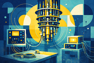 What a (cool) quantum computer actually looks like