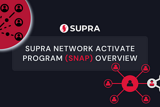 Supra Network Activate Program (SNAP) overview