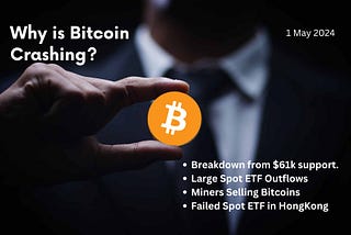 Why is Bitcoin Crashing? 1 May 2024