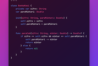 Swift Dilinde OOP/POP