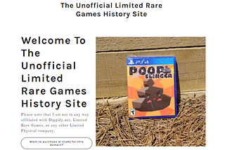 Who are Limited RARE Games???