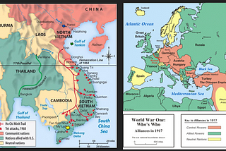 Topic Modeling in American Foreign Relations and the relationship between Vietnam and World War I