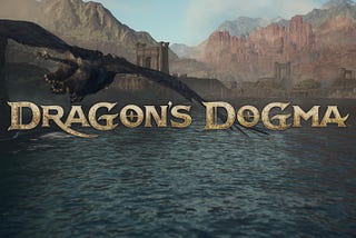 Dragon’s Dogma 2’s real title screen, which omits the number 2 from the title.