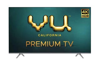 Vu 164 cm (65 inches) 4K Ultra HD Smart Android LED TV With 5-Hotkeys 65UT (Black) (2020 Model)