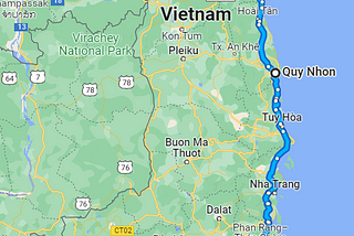 Chạy xe ô tô Sài Gòn — Quảng Nam trong 2 ngày 1 đêm — 2023