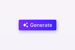 A purple gradient button labeled ‘Generate’ with a sparkle icon