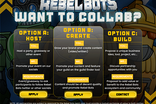 Rebel Bots Launches Epic Collaboration Opportunities for Gaming Guilds!
