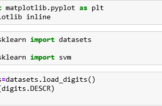 Recognizing Handwritten Digits