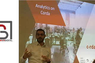 Predictive analytics using Corda