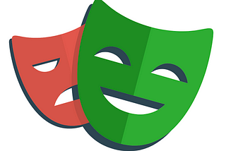 Playwright logo — theatre masks