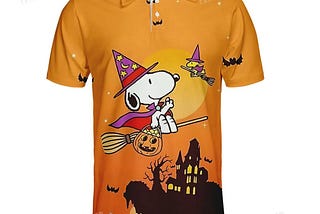 The Hallowen Snoopy Polo Shirt