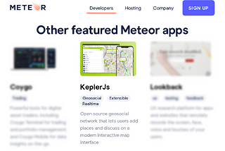 KeplerJs was published on official meteor showacase!