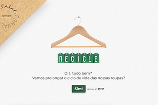 Você descarta roupas no lixo comum?