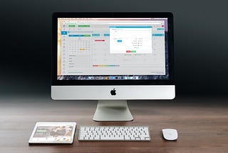 Neat and tidy desktop without entangled cables.