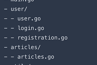 Golang packages