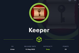 Keeper | HackTheBox Writeups