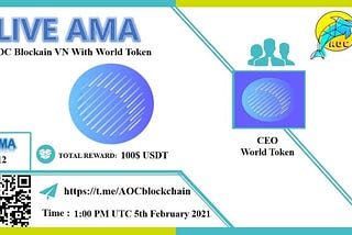 Recap AMA AOCBlockchain X World Token