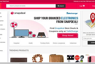 E-Commerce Product Selling Website Clone(Snapdeal).