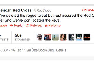 Red Cross Crisis Management via Social Media