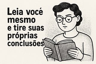 Não acredite em tudo que ler. Interprete e questione!