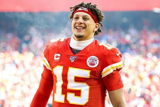 Quarterback of the Kansas City Chiefs Patrick Mahomes