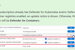 Enable Microsoft Defender for Containers