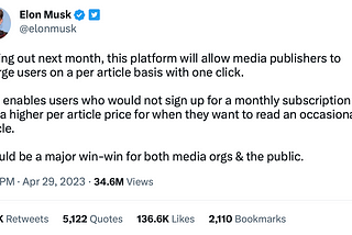 Power to the People — did  Elon Musk just save the media industry?