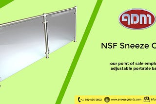 ADM Sneezeguards Manufactures a Variety of NSF sneeze guard