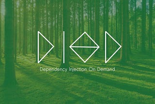 Image of the DIOD logo and claim: DIOD, Dependency Injection On Demand