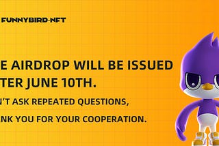 Welcome friends to participate in the funnybirdnft airdrop event