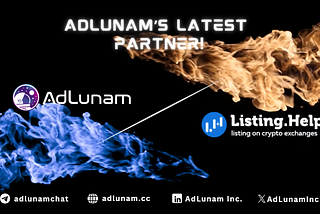 AdLunam Partners with Listing.Help to Fast-Track Web3 Projects to Major Exchange Listings
