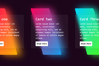 Illuminate Your Design: Crafting Dazzling Glowing Gradient Glassmorphism Cards with CSS3 Hover…