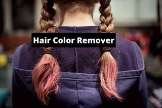 How I remove hair color at home