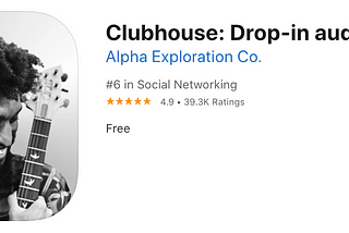 Clubhouse: a Drop-in audio chat