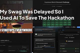 My Swag Was Delayed So I Used AI To Save The Hackathon