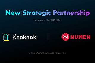 Knoknok & Numen Cyber announce strategic partnership