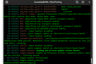 Putting Secure Boot to the Test: Examining Sample Kernel Module Insertion with Secure Boot Enabled…