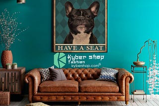 HOT French bulldog why hello sweet cheeks have a seat poster