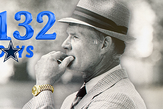 The historical Dallas Cowboys 132-day kickoff countdown