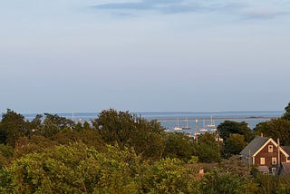 View of Provincetown harbor from Cape Tip Estates.