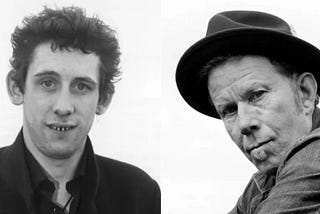 Tom Waits and Shane MacGown