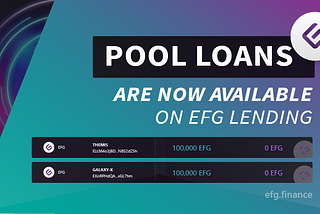 Pool Loans Are Now Available on dApp Lending!