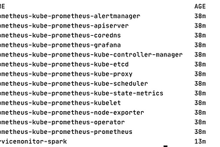 Spark with Prometheus monitoring